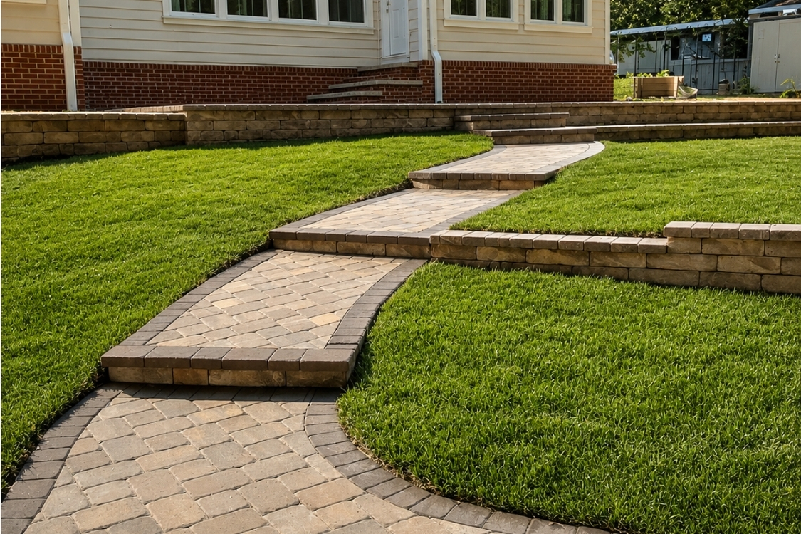 Hardscape paver project in Jacksonville FL